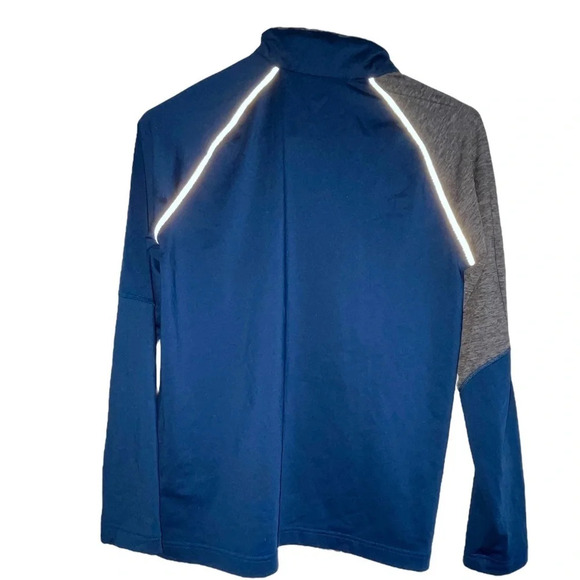 Obermeyer BAKER Popover Ski Boys Size XL Blue Gray 1/4 Zip Pullover Shirt KIDS - Picture 4 of 9